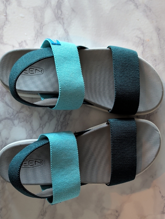 Keen Shoes - Keen Women's Teal and Black Strap Sandals